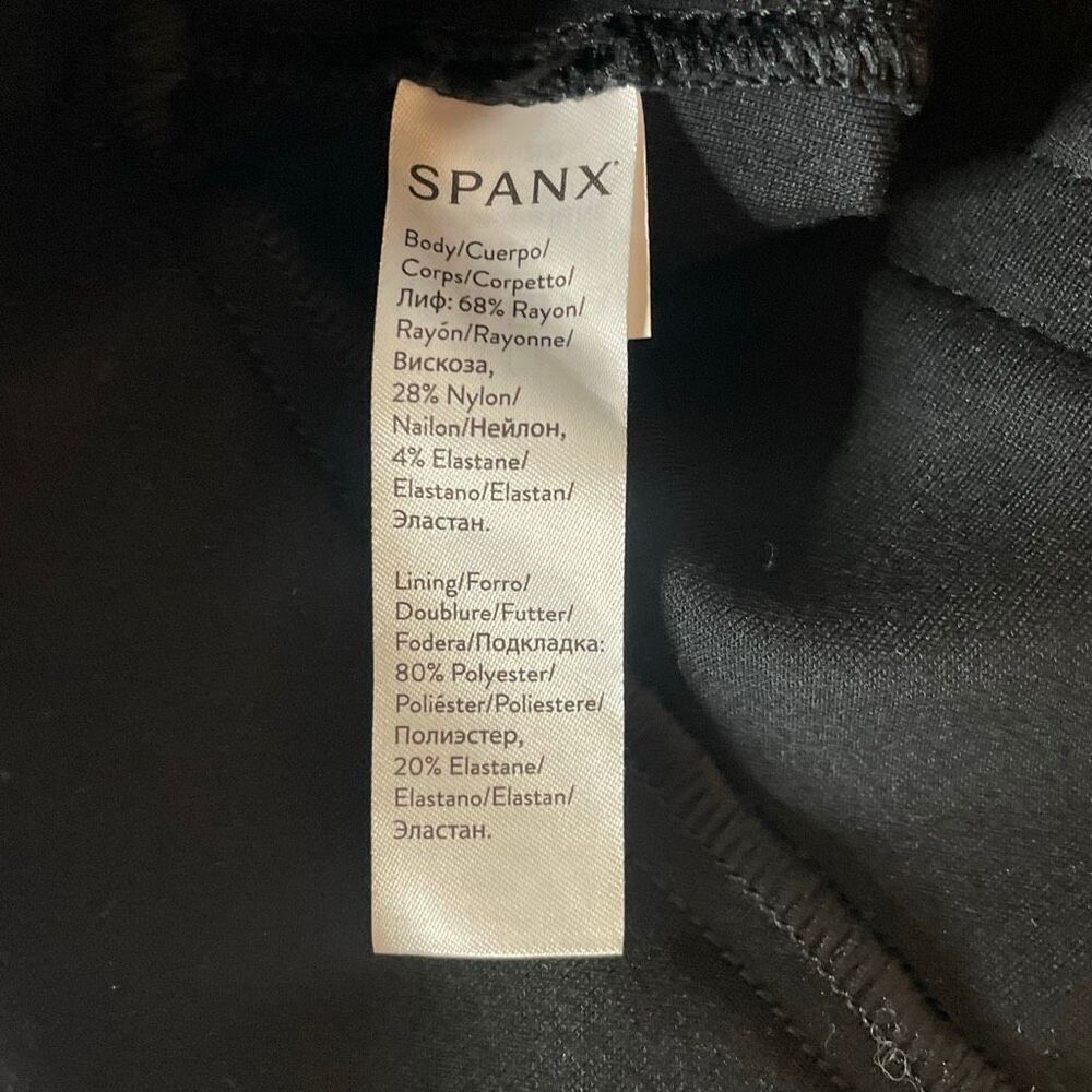 Spanx The Perfect Pant Slim Straight Classic Blac… - image 7
